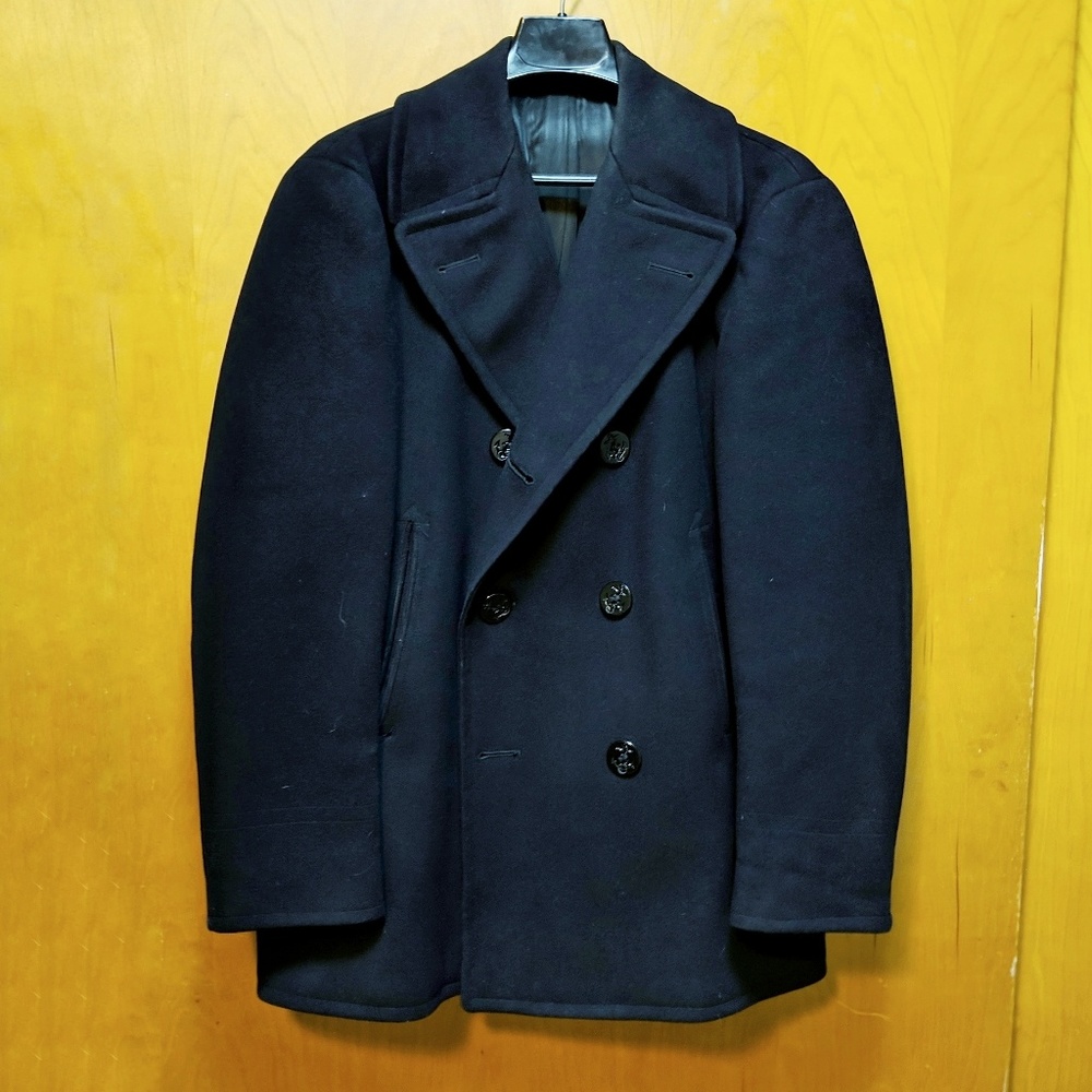 Vintage Navy 1960's Peacoat - 38R - Great shape!!